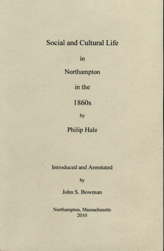 Social and cultural life in Northampton in the 1860s