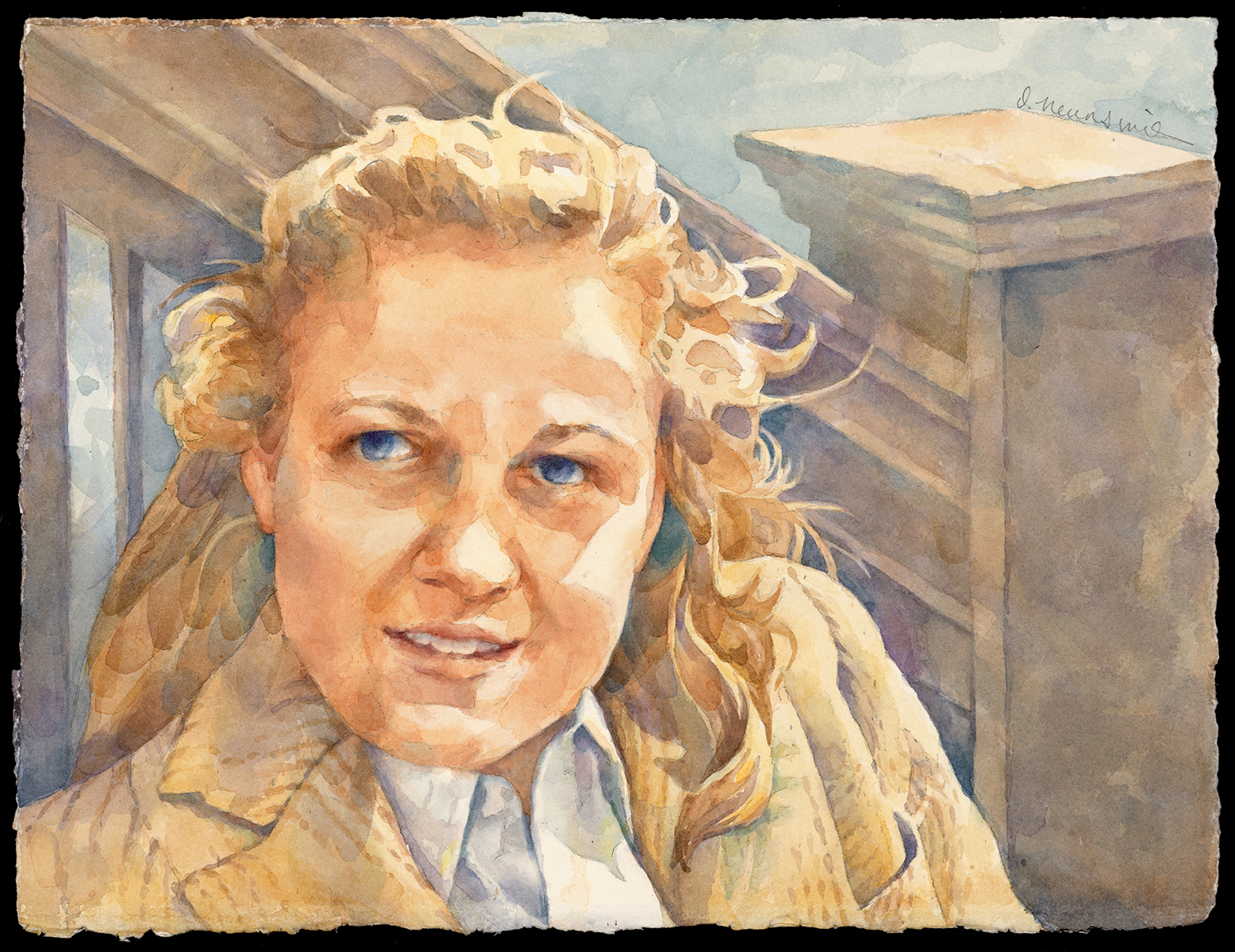 Betty, watercolor by Diane Nevinsmith