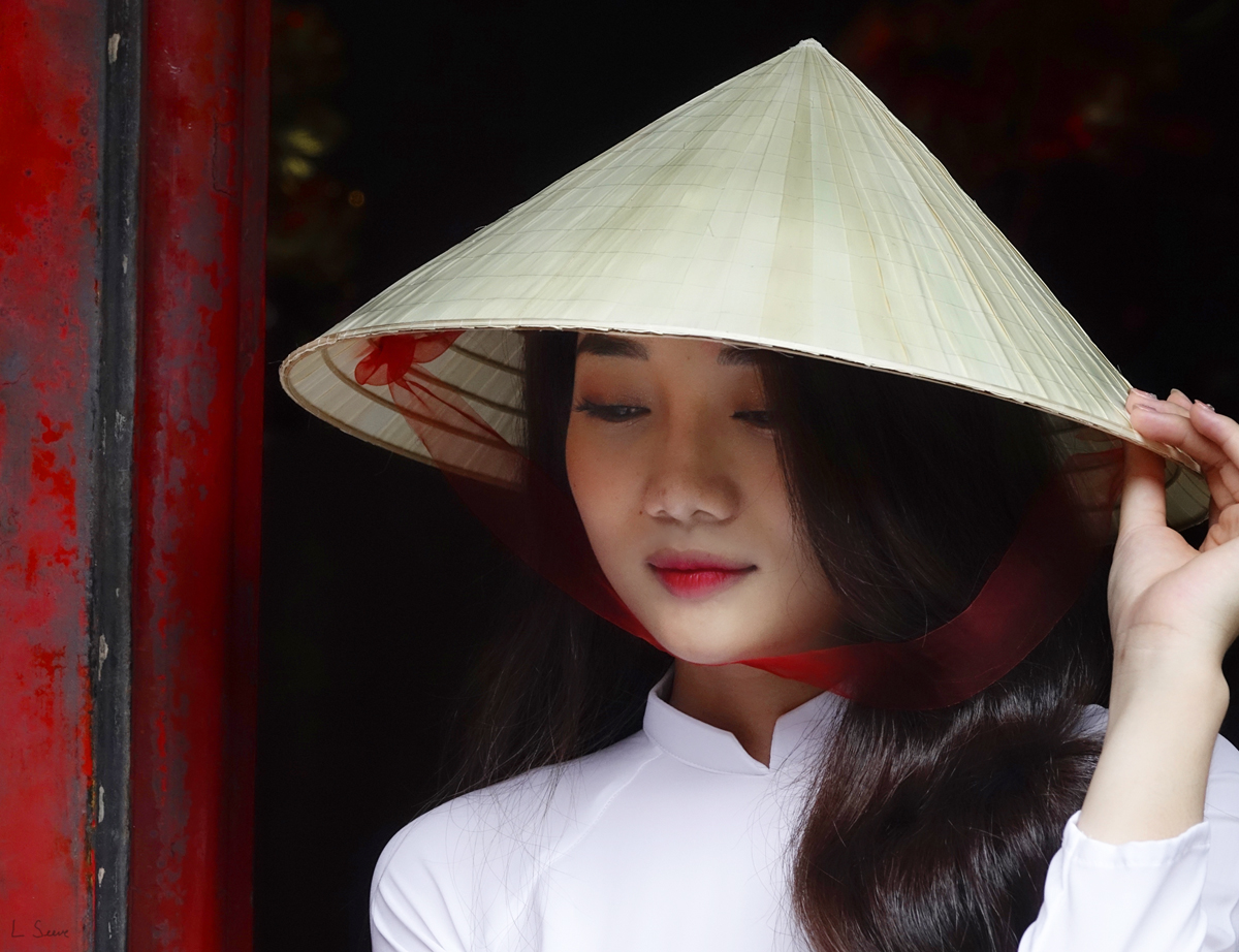 Vietnamese Model, Digital Photograph by Len Seeve