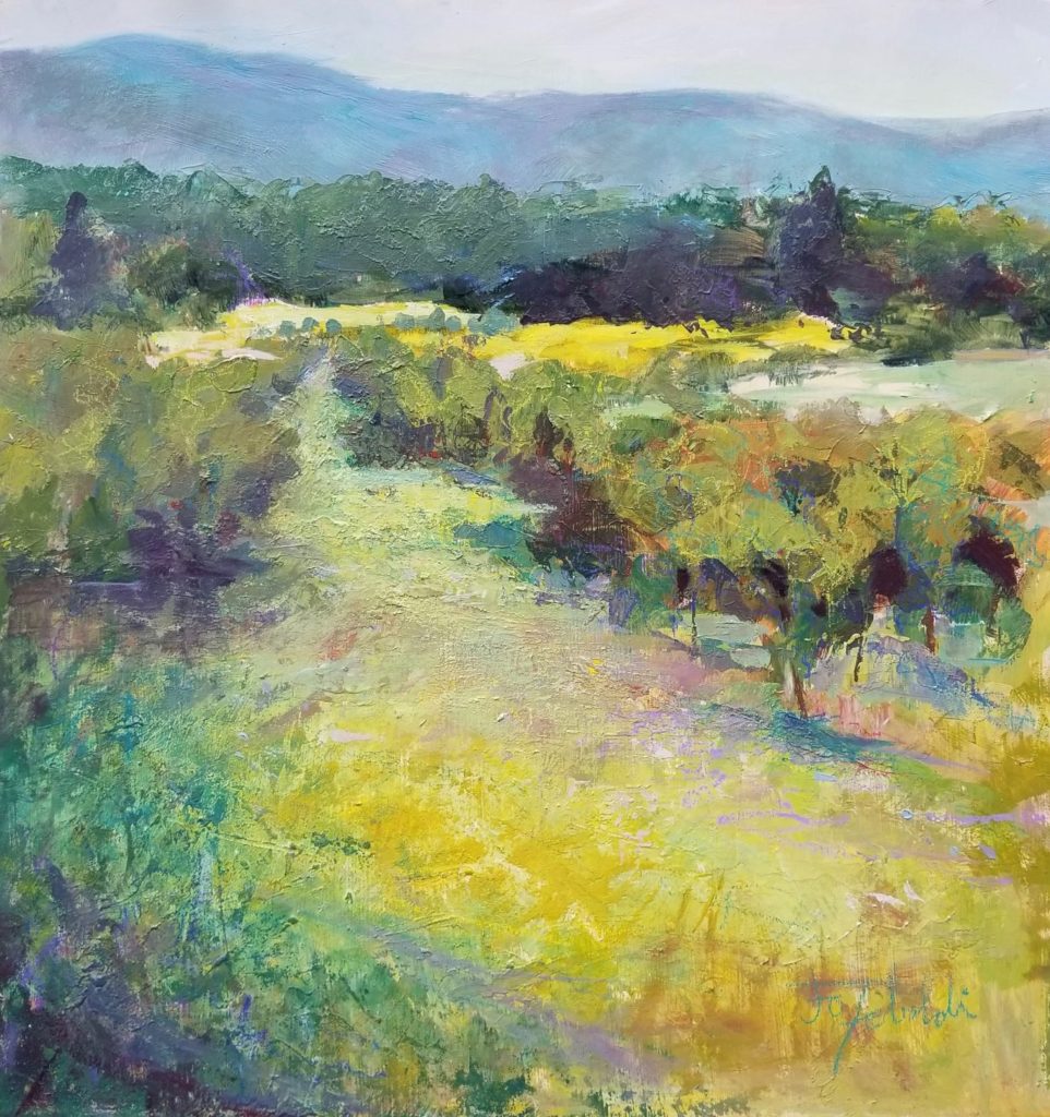Orchard in the Sun : oil, by Joanne Tebaldi