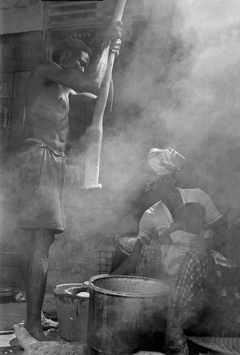 "Making fufu, Ghana" (Photograph) by Stan Sherer