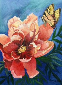 Swallowtail, acrylic by Nancy B Baker