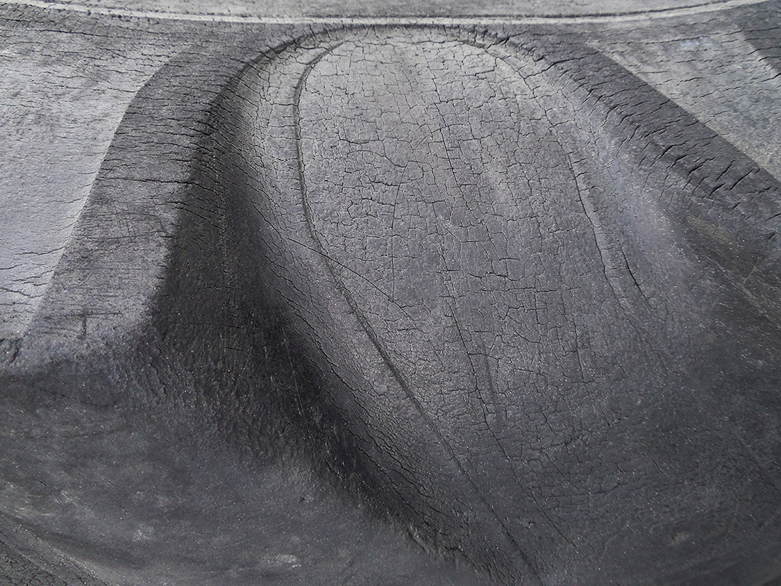 Tire Topography, digital photograph by Alan Goldsmith