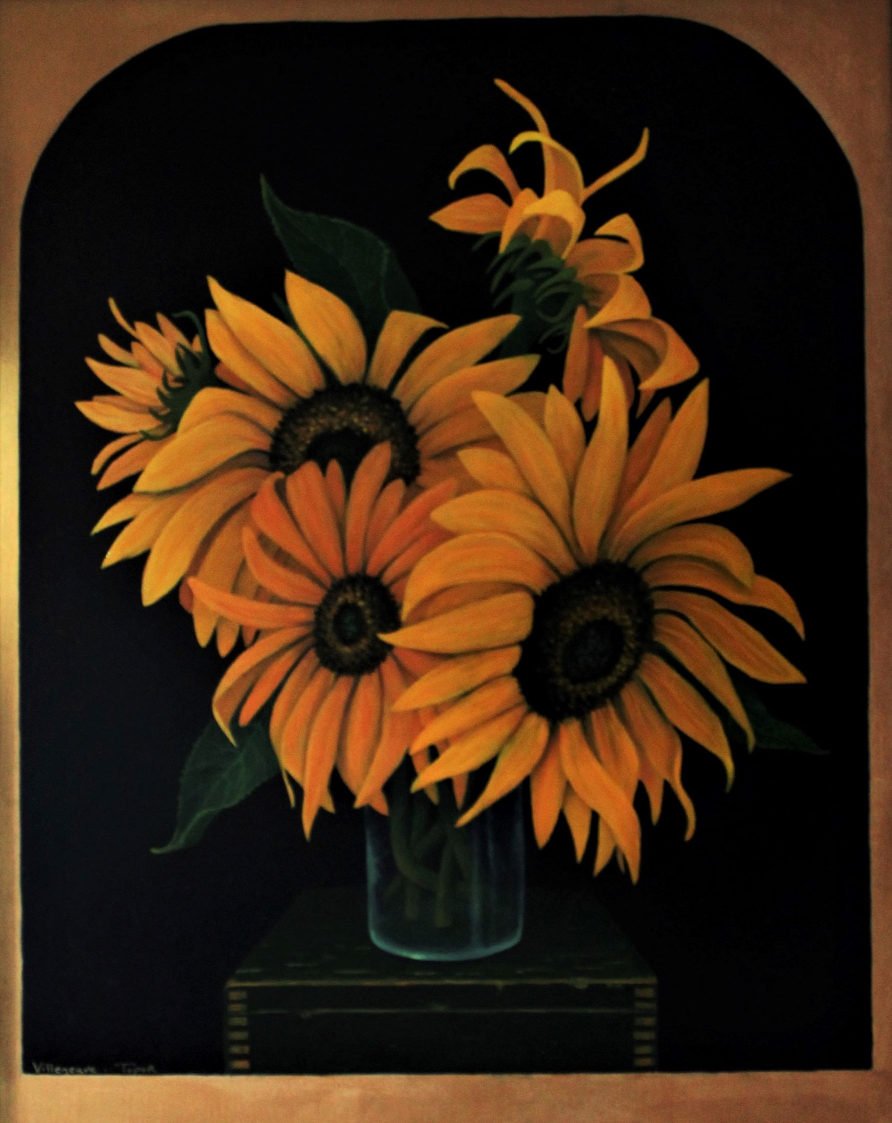 Glorious Sunflowers, by Kristine Villeneuve-Topor