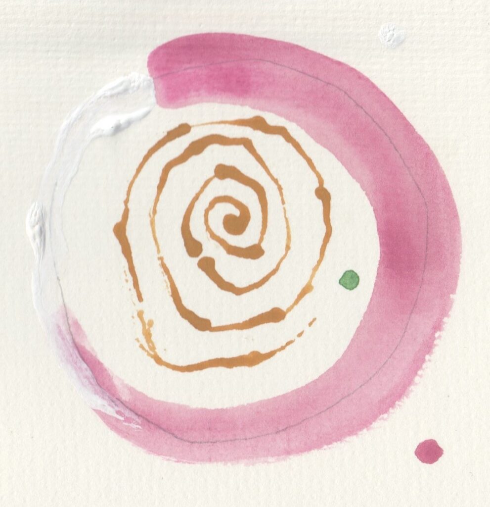 Ring #30, watercolor on paper by Ellen Mary Hayes